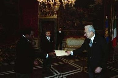 Brown Bai, new ambassador from Papua New Guinea,