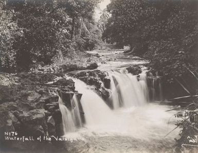 Waterfall of the Vaisigano. From the album: Photographs of Apia, Samoa