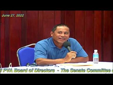 The Senate. Committee on TEM confirmation hearing W/ Mr. Jackson Doktok