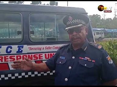 JIWAKA PROVINCIAL POLICE COMMANDER LAUNCE NEW QUICK RESPONSE UNIT