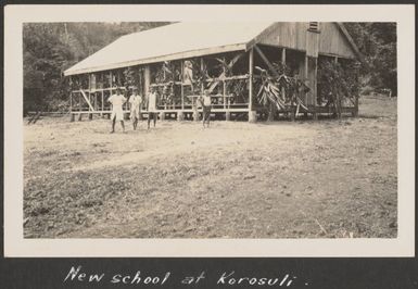 School at Korosuli, July 1930