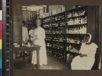 Mission dispensary and staff, Beru, Kiribati, 1913-1914