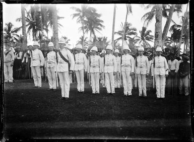 Police guard, Samoa