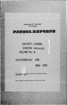 Patrol Reports. Chimbu District, Kerowagi, 1969 - 1970