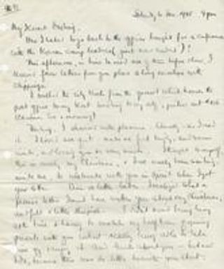Letter from Warren Johnston to Bobby [Letter 144]