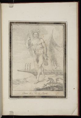 Galimberti, Francesco, 1755-1803 :Homme de l'Isle de Paques [1780s?]