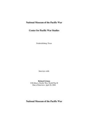 Oral History Interview with Richard Grimm, April 28, 2004