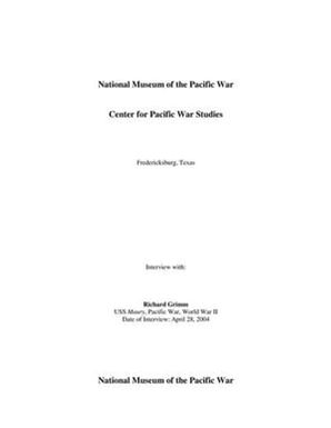 Oral History Interview with Richard Grimm, April 28, 2004