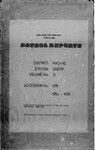 Patrol Reports. Madang District, Saidor, 1954 - 1956