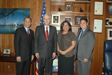 Visit of Guam Governor Felix Camacho to HUD - Visit of Guam Governor, Felix Camacho, and associates to HUD Headquarters for meeting with Deputy Secretary Roy Bernardi