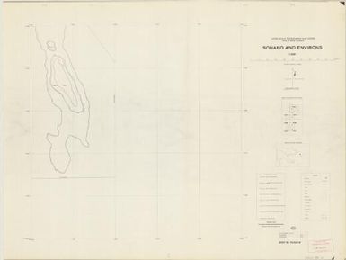 Sohano and environs large scale topographic map series Papua New Guinea (Sheet PU3539-IV)