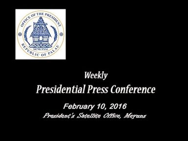 Presidential Press Conference 2.10.2016