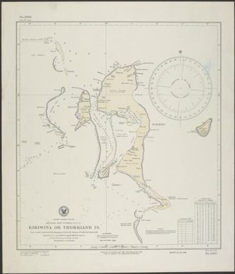 Kiriwina or Trobriand Is., British New Guinea (Papua), South Pacific Ocean / Hydrographic Office, U.S. Navy