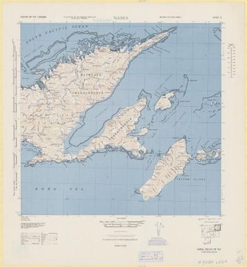 Colony of Fiji 1:250,000: Nasea (3)