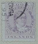 Stamp: Cook Islands One and a Half Pence