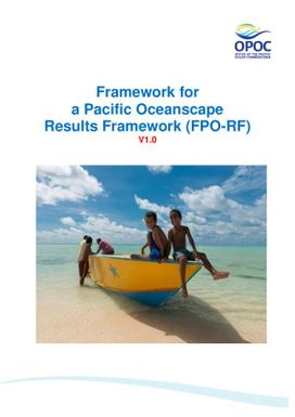 Framework for a Pacific Oceanscape Results Framework (FPO-RF) V1.0