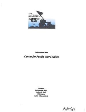 Oral History Interview with Robert D. Graff, September 16, 2007