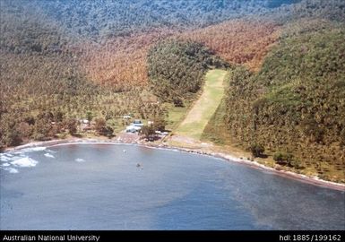 Typical airstrip, Vaemali, Epi Island, New Hebrides