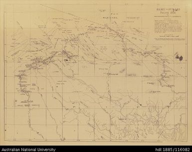 Papua New Guinea, Western Province, Bamu-Purari Patrol 1936, 1936, 1:380 000