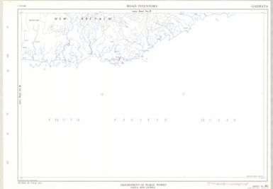 Papua New Guinea road inventory, July 1975: Gasmata (Sheet 40)