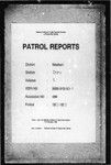 Patrol Reports. Western District, Daru, 1912 - 1913