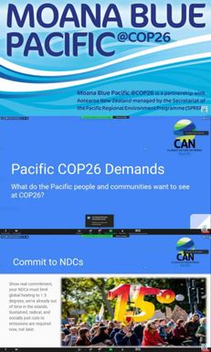 Pacific Climate Demands at COP26