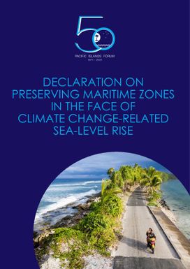 Declaration on preserving maritime zones in the face of climate change-related sea-level rise