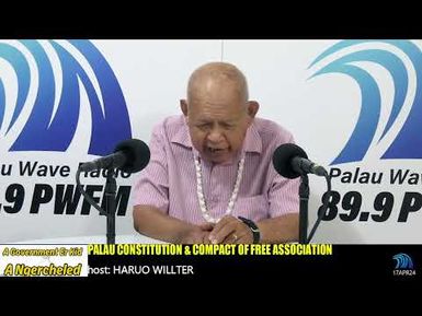 PALAU CONSTITUTION & COMPACT OF FREE ASSOCIATION ON AGEKAN (17APR24)