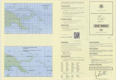 Map index : [Papua New Guinea] / National Mapping Bureau, Department of Lands, Papua New Guinea