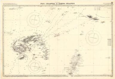 Fiji Islands to Samoa Islands / compiled from the latest surveys