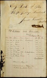[George Howland (Ship) of New Bedford, mastered by James H. Knowles, on voyage from 7 Aug. 1866- 2 May 1870]