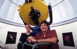 Students at the Keck Observatory in Hawaii.