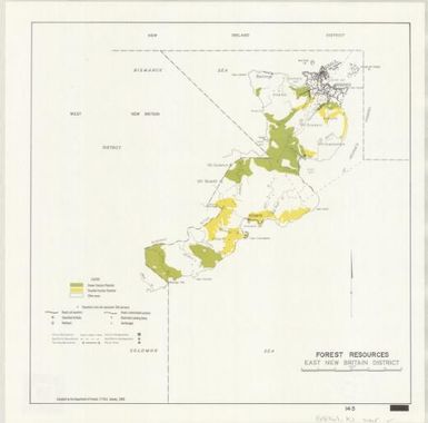 Forest resources: East New Britain District (Sheet 14.3)