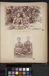 Two Fijian girls and child; [Samoan?] young man and bride, [c1880 to 1889]