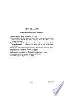 Maritime boundaries, Tokelau : treaty between the United States of America and New Zealand, signed at Atafu December 2, 1980