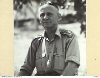 PORT MORESBY, NEW GUINEA. 1944-05-04. V12398 COLONEL A. G. WILSON, COLONEL, GENERAL STAFF, (STAFF DUTIES), G BRANCH, HEADQUARTERS NEW GUINEA FORCE