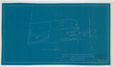 Portion of Military Reservation at Fort Armstrong, Honolulu, Territory of Hawaii