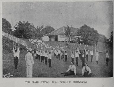 The state school, Suva: Scholars exercising