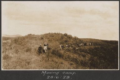 Moving camp, June 1928