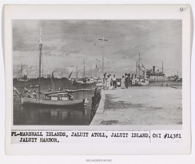 PL-Marshall Islands, Jaluit Atoll, Jaluit Island. ONI #14381. Jaluit Harbor