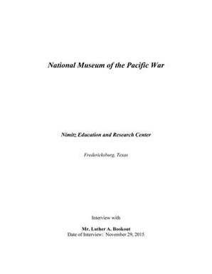 Oral History Interview with Luther Bookout, November 29, 2015