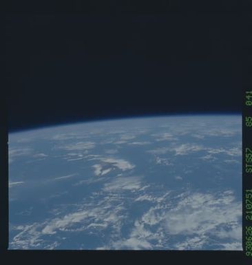 STS057-85-041 - STS-057 - Earth observations during STS-57