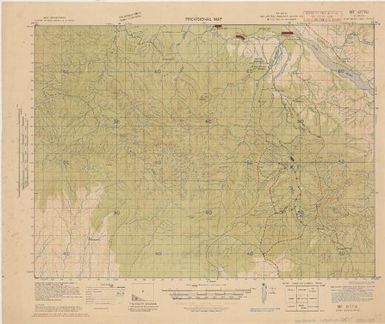 Provisional map, northeast New Guinea: Mount Otto (Sheet J.R. Black Map Collection / Item 38)