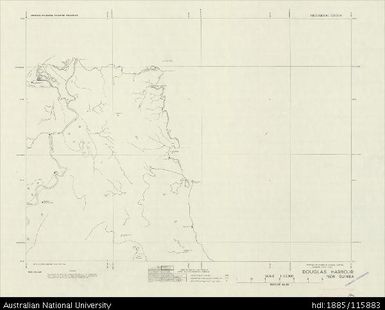 Papua New Guinea, Douglas Harbour, Provisional map, Sheet NMO-55-026, 1956, 1:63 360