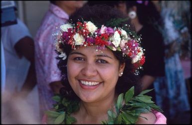 Female guest, Rarotongan wedding