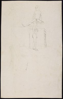 Ellis, William Wade, d 1785 :[Two figures, men of Hawaii. 1779]