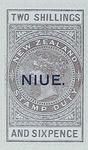 Stamp: New Zealand - Niue Two Shillings and Six Pence