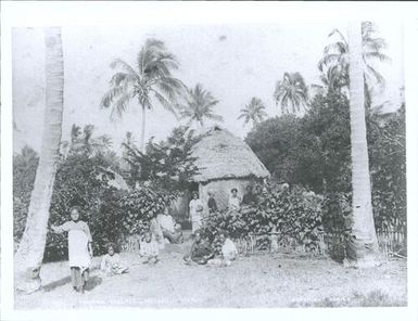 Tongan village Neiafu, Vavau