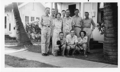Military personnel in Waikiki