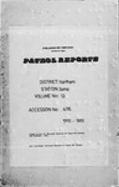 Patrol Reports. Northern District, Ioma, 1965 - 1966